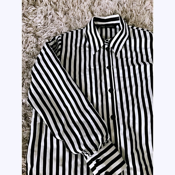 Zara pinstripe dress shirt - Picture 5 of 7